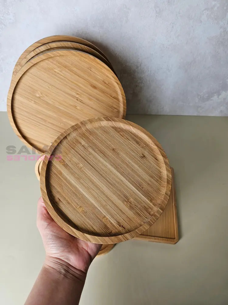 Wooden Base Small Round